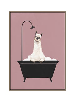 Framed Sturdy Long lasting Canvas Print Multicolour