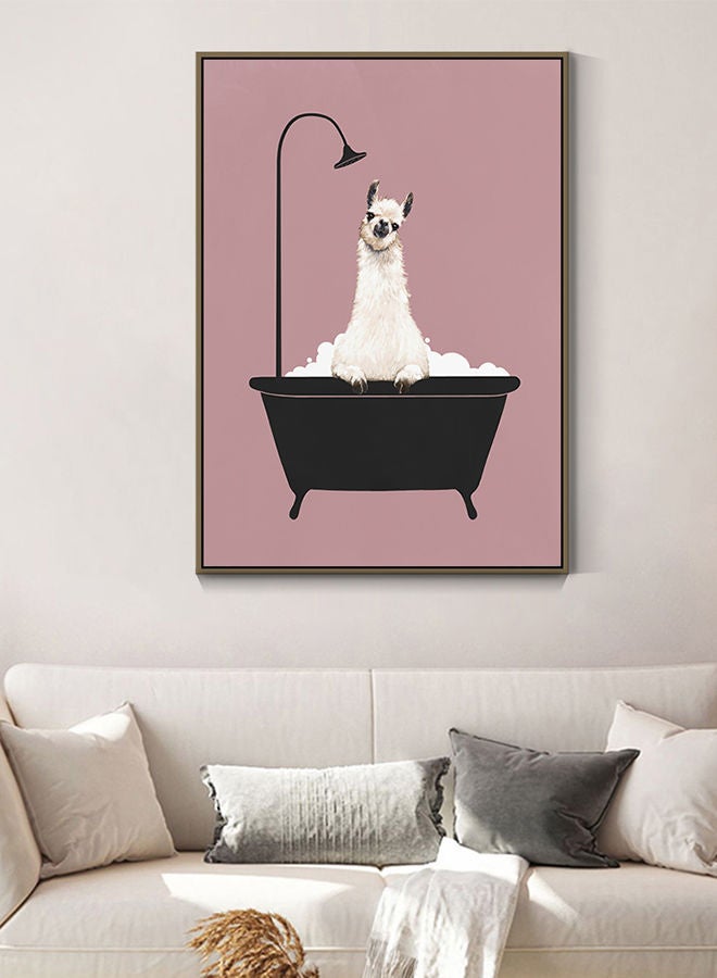 DECOREK - Framed Sturdy Long lasting Canvas Print Multicolour - Image 1