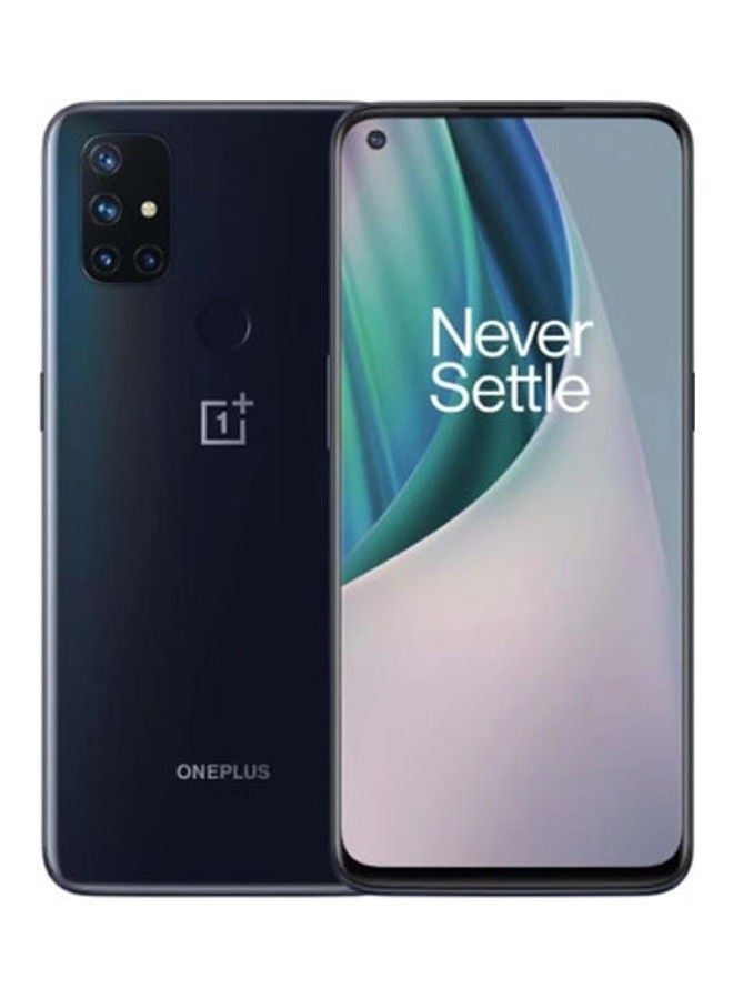 ون بلس هاتف نورد N10 بشريحة واحدة وذاكرة رام سعة 6 جيجابايت وذاكرة داخلية سعة 128 جيجابايت ويدعم تقنية 5G بلون ميدنايت آيس - إصدار عالمي - Image 1
