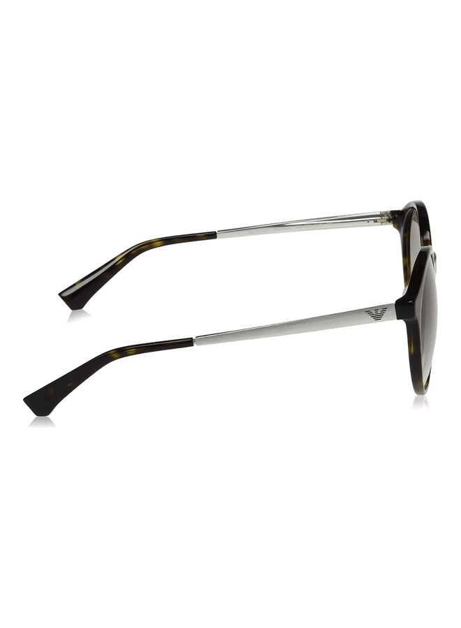 EMPORIO ARMANI Round Sunglasses EA4134F 50268E - Lens Size: 53mm - Havana - Image 3
