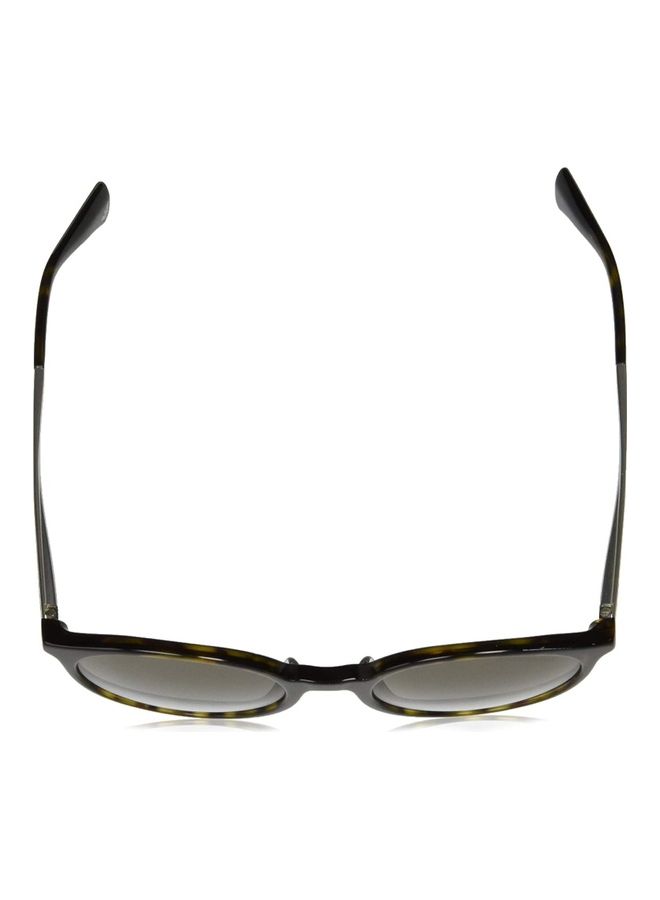 EMPORIO ARMANI Round Sunglasses EA4134F 50268E - Lens Size: 53mm - Havana - Image 4