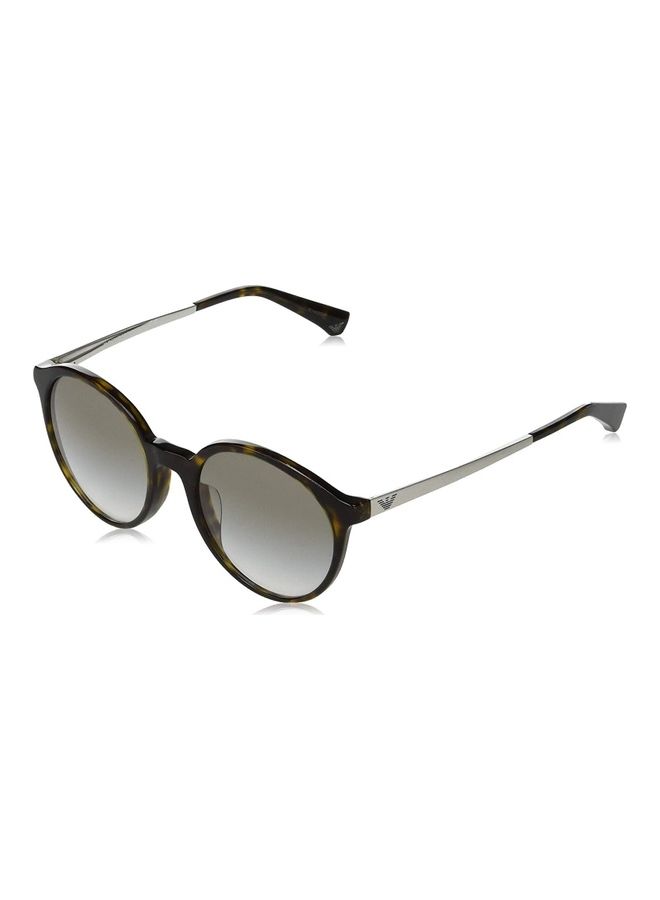 EMPORIO ARMANI Round Sunglasses EA4134F 50268E - Lens Size: 53mm - Havana - Image 1