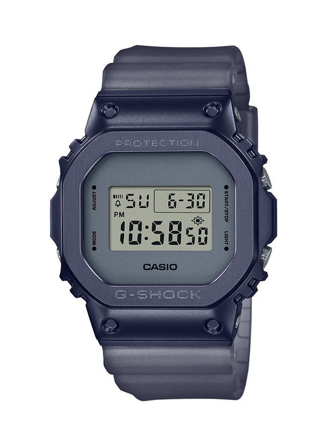 G-SHOCK Men's Resin Strap Square Shape Digital Wrist Watch GM-5600MF-2DR - 43mm - Grey  - Image 1