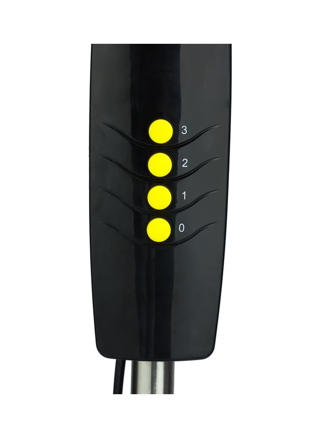 GEEPAS 16 inch High Speed Pedestal Fan  with 3 Blades And 3 speed Variants 130.0 W GF21126 Black , Yellow  - Image 5