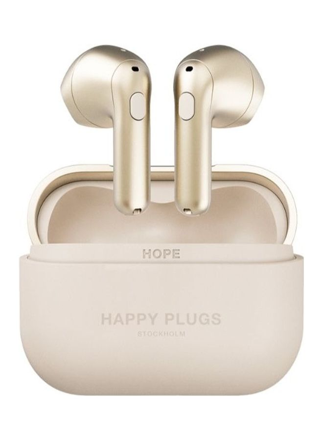 Happy Plugs - Hope True Wireless Headphones Gold - Image 1
