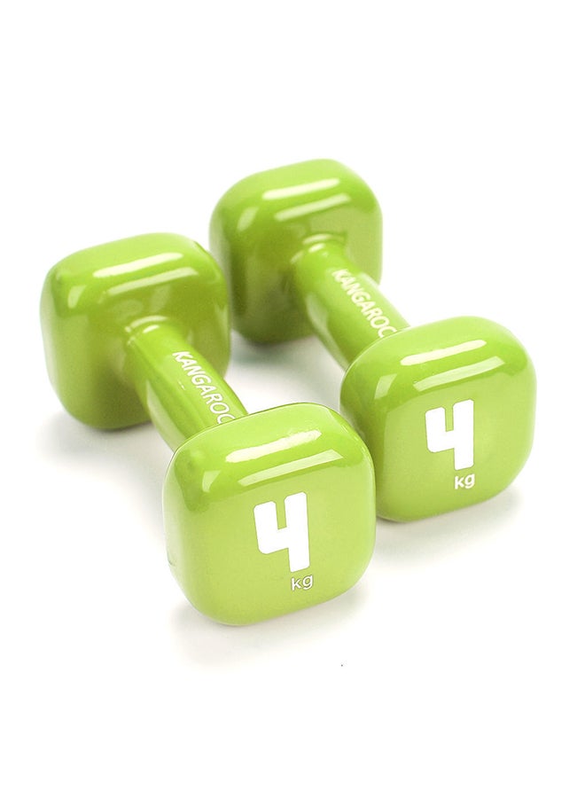 KANGAROO Dumbbell Set 2x4 kg 4kg  - Image 2