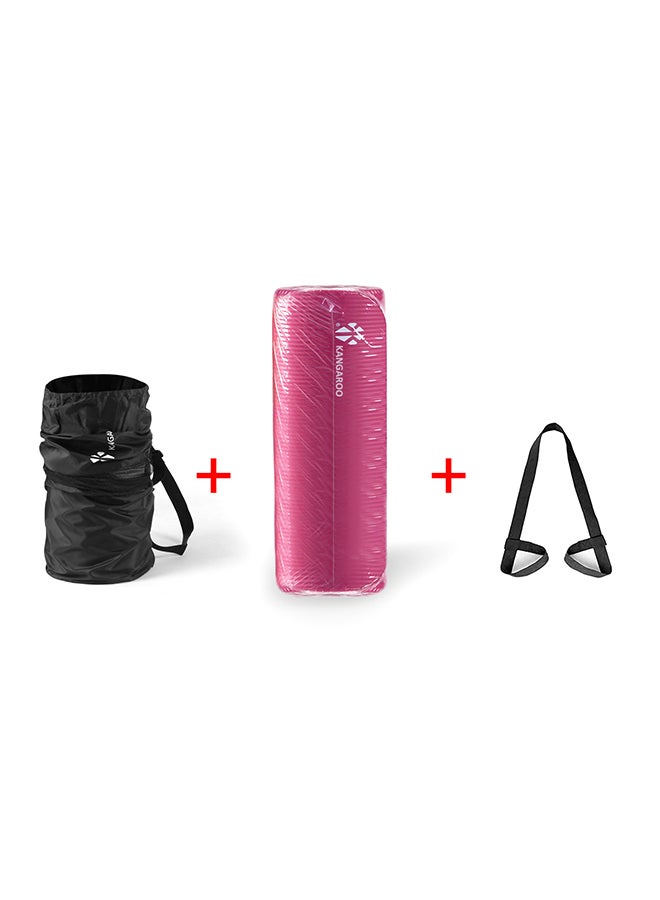 KANGAROO Yoga Mat With Bag 183x61x1.5cm 183x61x1.5cm  - Image 3