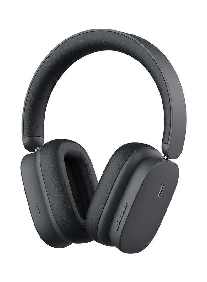 Baseus - Bowie H1 Noise-Cancelling Wireless Headphones 4-mics Bluetooth V5.3 40db Active Noise Cancellation, 70h Battery Life, 40mm Driver Unit Grey Grey - Image 1