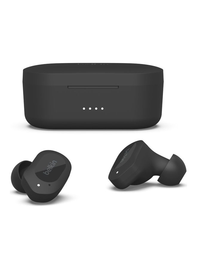 belkin - Soundform Play True Wireless Earbuds Wireless Earphones with 3 EQ Presets IPX5 Sweat and Water Resistant 38 Hours Play Time for iPhone Galaxy Pixel Black - Image 1