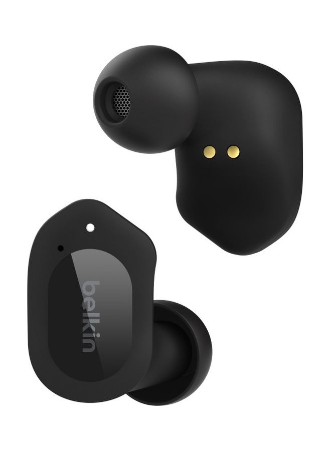 belkin - Soundform Play True Wireless Earbuds Wireless Earphones with 3 EQ Presets IPX5 Sweat and Water Resistant 38 Hours Play Time for iPhone Galaxy Pixel Black - Image 1