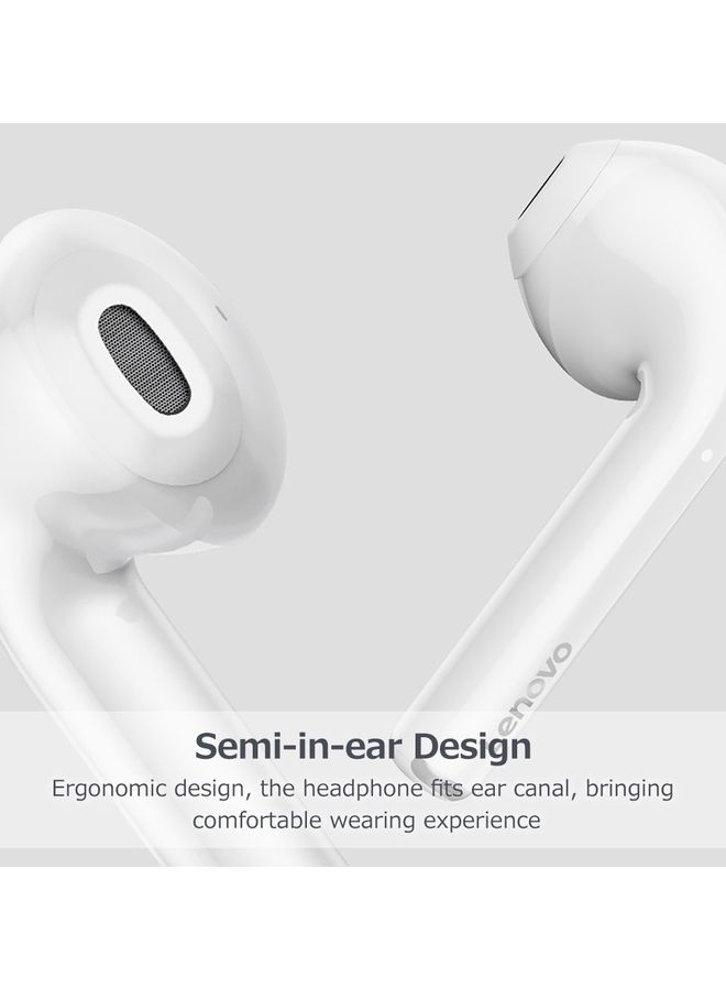 Thinkplus New Version LP2 True Wireless BT Headphone Semi-in-ear Sport Earbuds BT5.1 Chip 13mm Composite Unit White