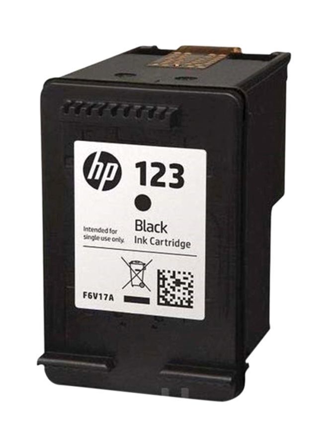 إتش بي - تعمل خرطوشة الحبر الأصلية 123 طراز F6V17AE على طابعات 123 ديسك جيت إتش بي طراز 2130، 2620، 2630، 2632، 3639 123 أسود - Image 1