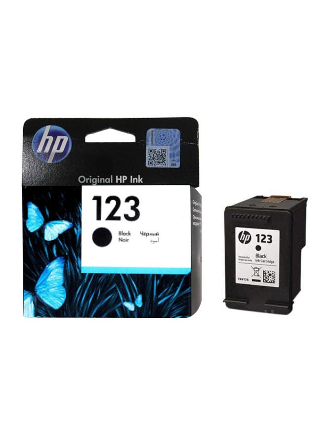 إتش بي - تعمل خرطوشة الحبر الأصلية 123 طراز F6V17AE على طابعات 123 ديسك جيت إتش بي طراز 2130، 2620، 2630، 2632، 3639 123 أسود - Image 1