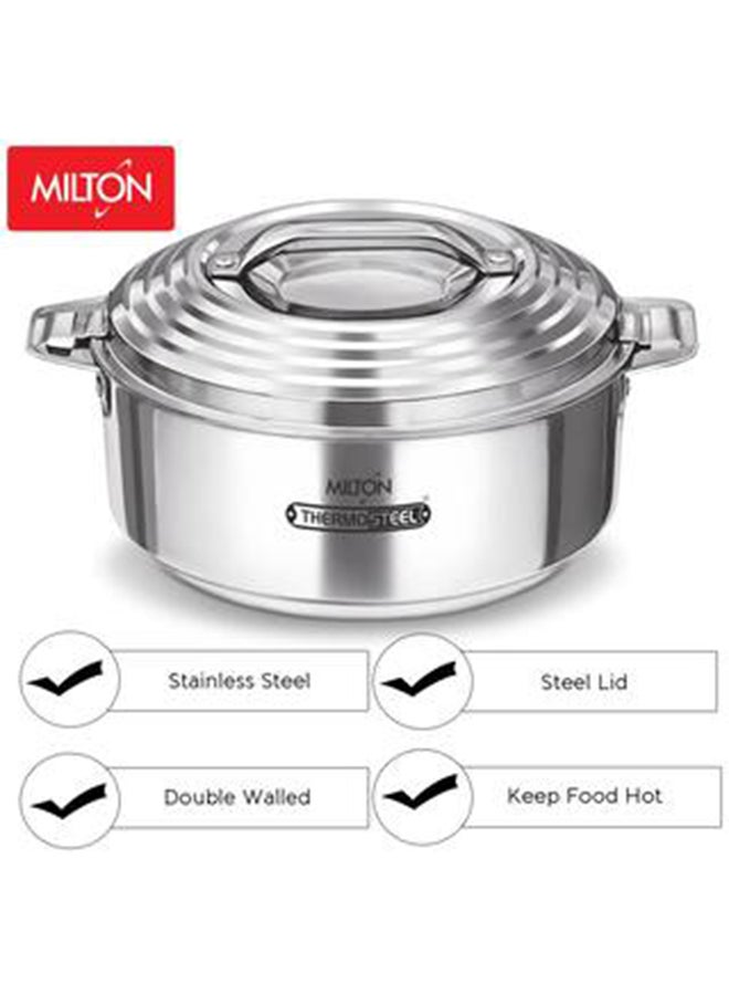 Milton Galaxia Stainless Steel Casserole Silver 4.56Liters  - Image 4