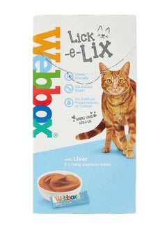Webbox Lick - E- Lix With Liver 10g Pack of 5  - Image 1