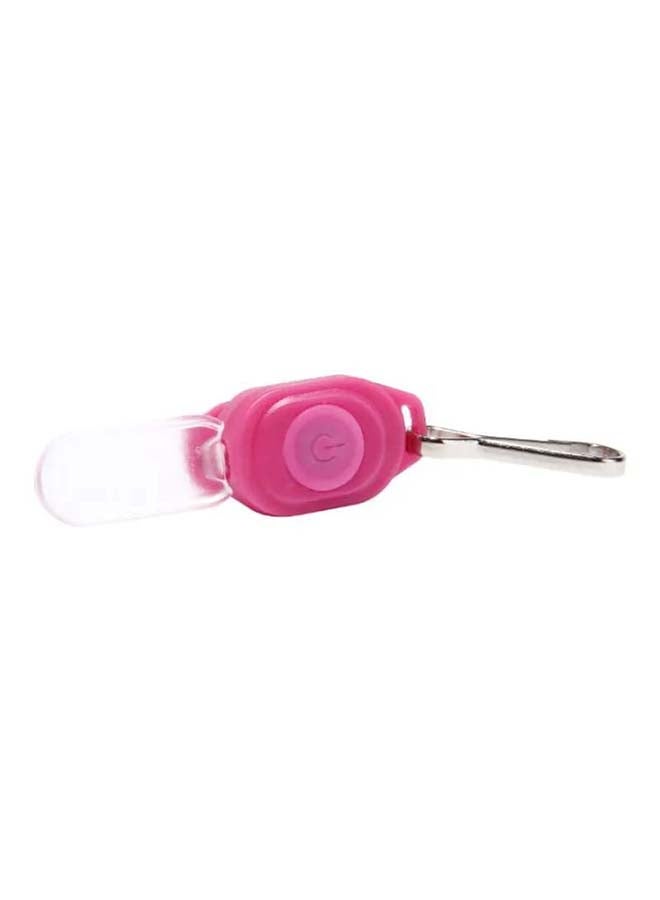 Beauenty Night Safe Pet Leash Pendant Pink/Clear 5.7cm - Image 1