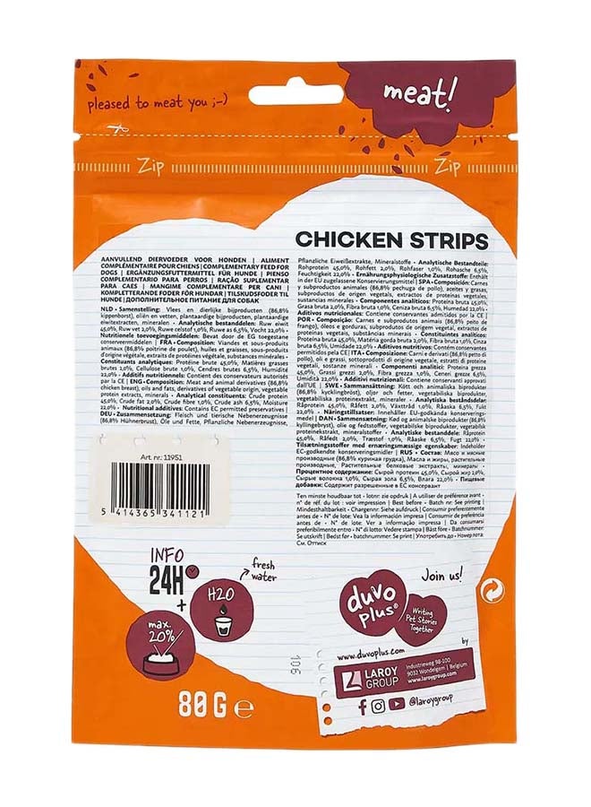 Duvo Chicken Strips Multicolour 80grams - Image 2