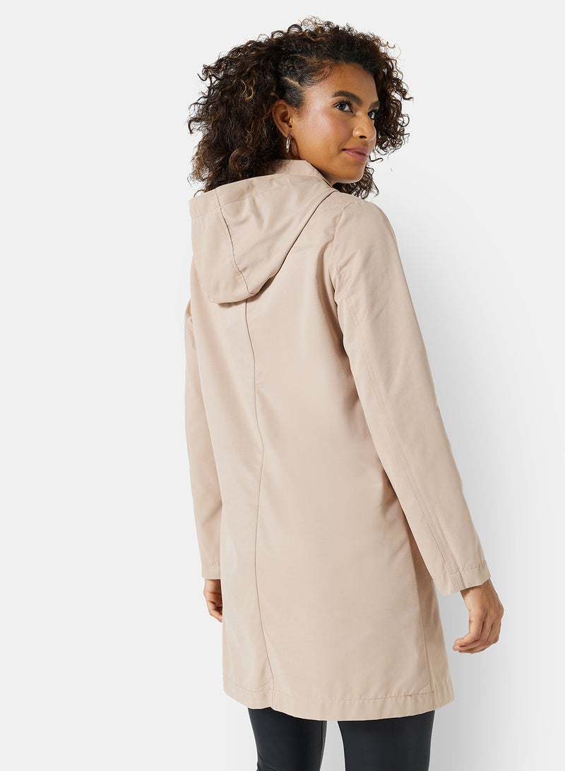 ONLY - New Vienna Trench Coat Natural - Image 1