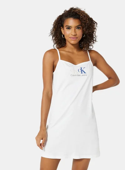 Calvin Klein Jeans 90's Mini Tank Dress White