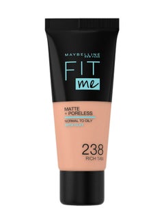 Maybelline New York Fit Me Matte + Poreless – 238 RICH TAN 238 RICH TAN - v1659945266/N21013619A_1