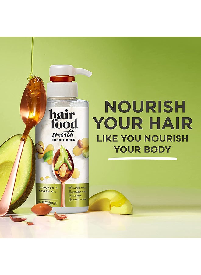 Hair Food Sulfate Free Conditioner, Dye Free Smoothing Treatment With Argan Oil And Avocado 300ml  - Image 4