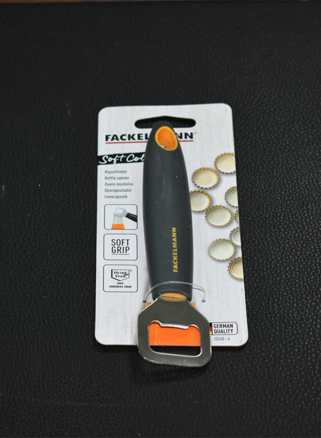 FACKELMANN Soft Grip Bottle Opener Silver/Dark Grey  - Image 2