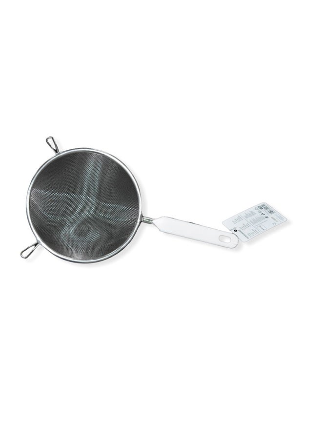 FACKELMANN - Ergonomic Design Tea Strainer Silver/Green 16cm - Image 1