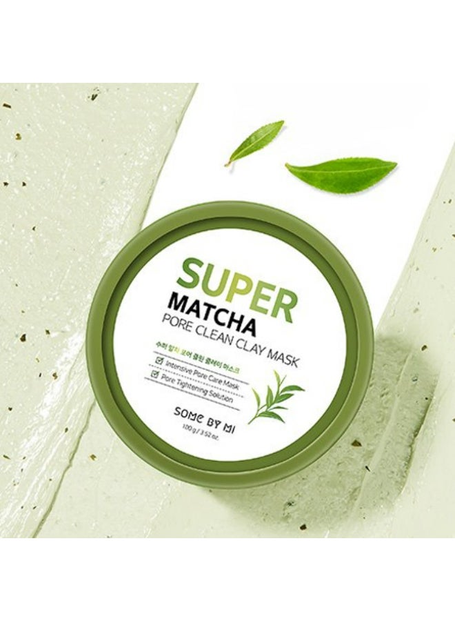 Some by Mi Super Matcha Pore Clean Clay Mask Green 100grams  - Image 1