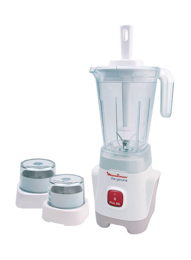 Moulinex Genuine Blender With Grinder And Grater, 1.5 L 400 W LM2421EG White  - Image 1