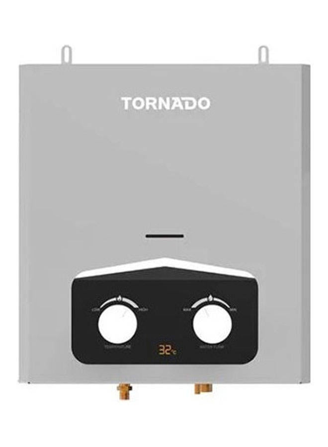 TORNADO - Water Heater 6 Litre Without A Chimney Digital For Natural Gas GH-6SN-S Silver - Image 1