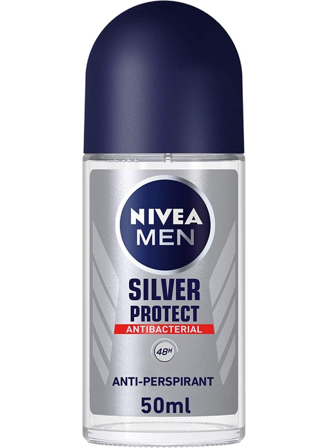 Nivea Silver Protect Deodorant Roll On 50ml - Image 1