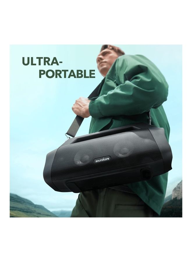 Soundcore - Motion Boom Plus Portable Outdoor Speaker with 80W Booming Sound, 20H Playtime, IP67 Waterproof and Dustproof, Type-C, Custom EQ, Bluetooth 5.3 Black - Image 1