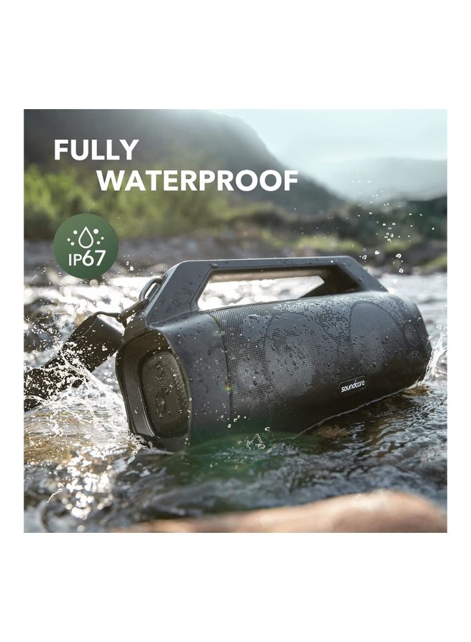 Soundcore - Motion Boom Plus Portable Outdoor Speaker with 80W Booming Sound, 20H Playtime, IP67 Waterproof and Dustproof, Type-C, Custom EQ, Bluetooth 5.3 Black - Image 1