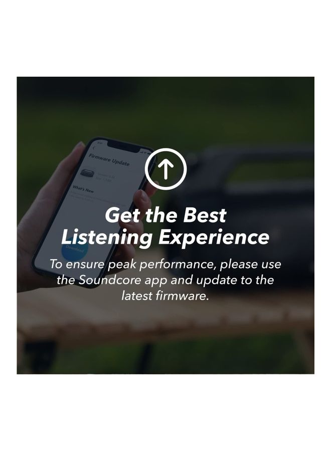 Soundcore - Motion Boom Plus Portable Outdoor Speaker with 80W Booming Sound, 20H Playtime, IP67 Waterproof and Dustproof, Type-C, Custom EQ, Bluetooth 5.3 Black - Image 1