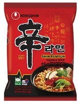 Nongshim Shin Ramyun Noodle Soup 120grams