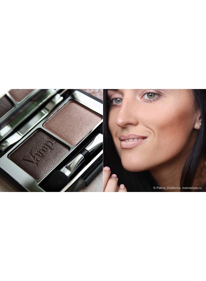 Vamp! Compact Duo Eyeshadow 004 Bronze Amber
