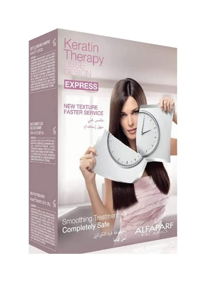 ALFAPARF Keratin Therapy Smoothing Treatment Kit Lisse Design Express 40ml  - Image 1