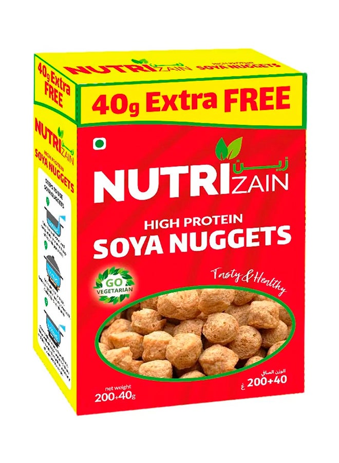 Nutrizain - Soya Chunks (Soya Wadi/Nuggets) 240grams - Image 1