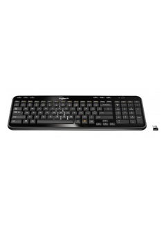 K360 Compact Wireless Keyboard For Windows With USB Receiver Black