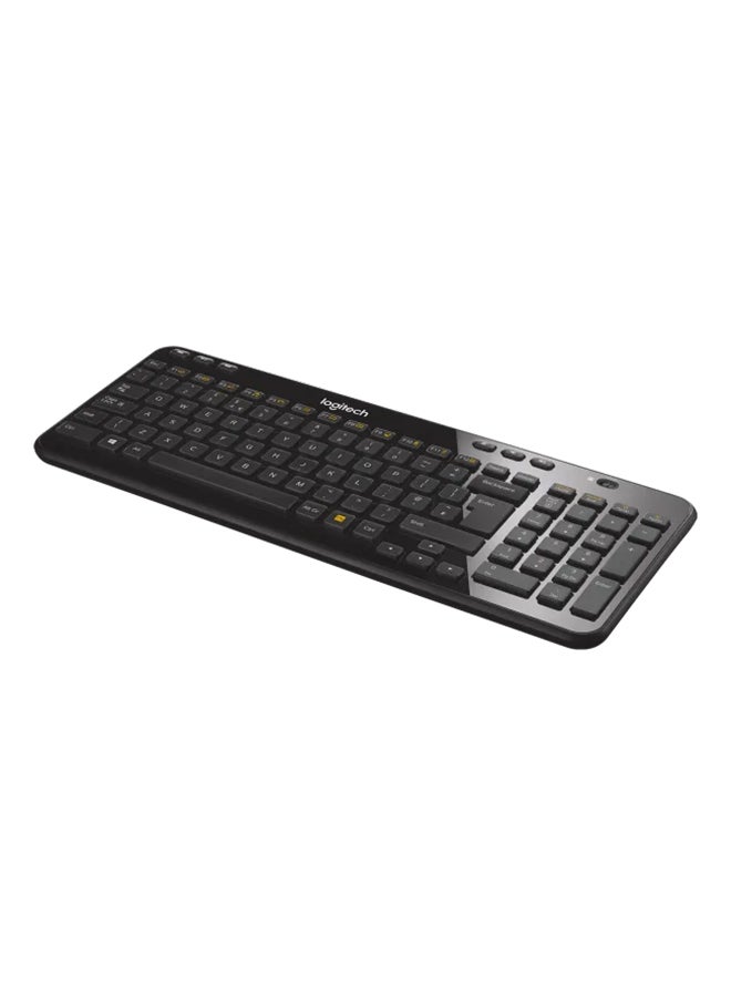 Logitech - K360 Compact Wireless Keyboard For Windows With USB Receiver Black - Image 1