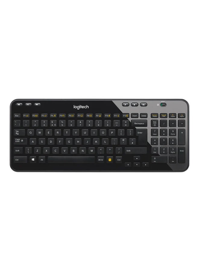 Logitech - K360 Compact Wireless Keyboard For Windows With USB Receiver Black - Image 1