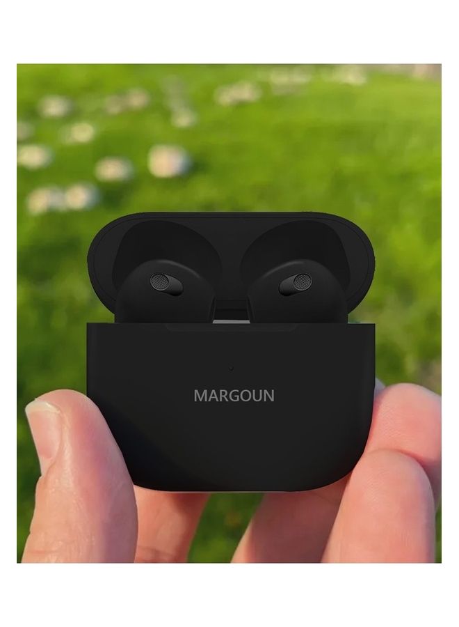MARGOUN - 3rd Generation True Wireless Earphones Sport Bluetooth Noise Cancellation Earbuds Compatible with All iPhone and Android Smartphones Black - Image 1