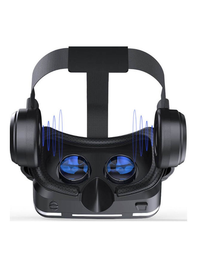 VR SHINECON Virtual Reality 3D Glasses Black  - Image 2