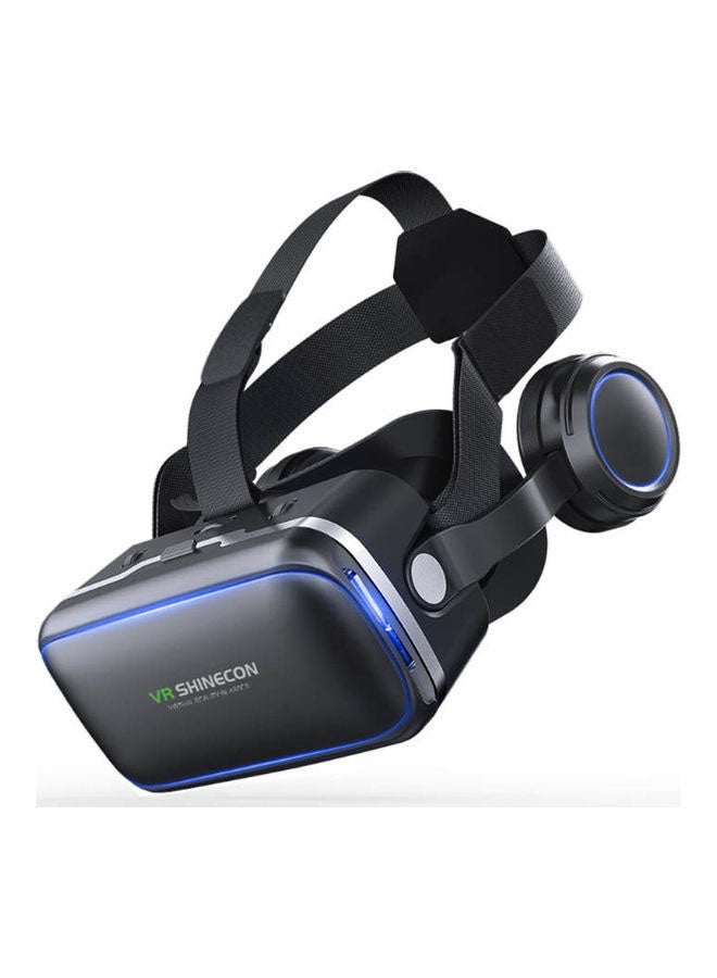 VR SHINECON Virtual Reality 3D Glasses Black  - Image 3