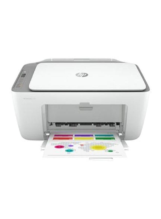 HP - DeskJet 2720 Wireless All-In-One Printer White - Image 1