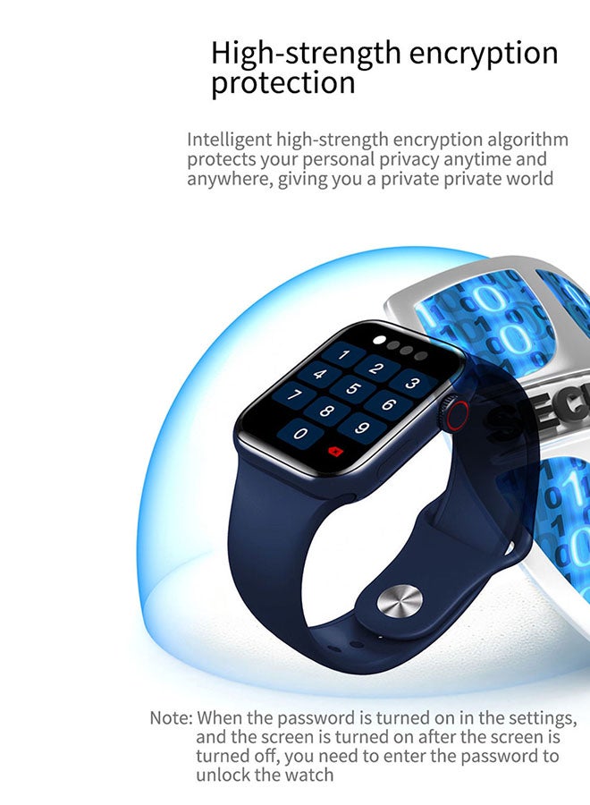 FitPro - Series 6 Full Screen Smart Watch Blue - Image 1