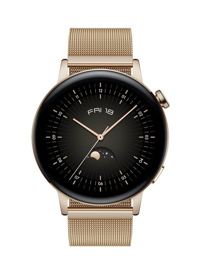HUAWEI GT3 Elegant Edition Watch With Milanese Strap Gold  - Image 1