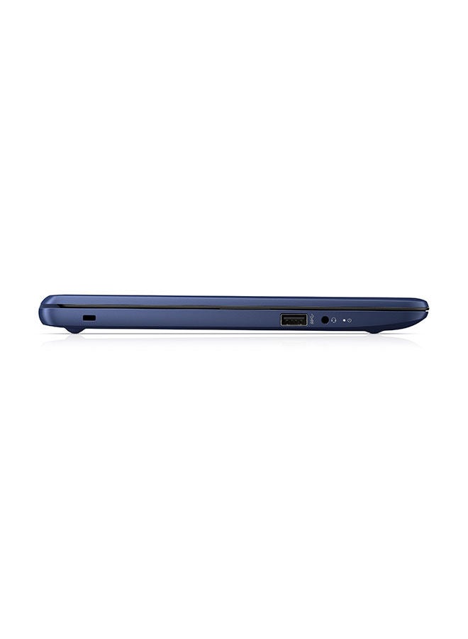 HP - Stream 11-ak0007nx Laptop With 11.6-Inch HD Display, Celeron N4120 Processor/4GB RAM/64GB eMMC/Windows 11/Intel UHD 600 Graphic Card English/Arabic Royal Blue - Image 1