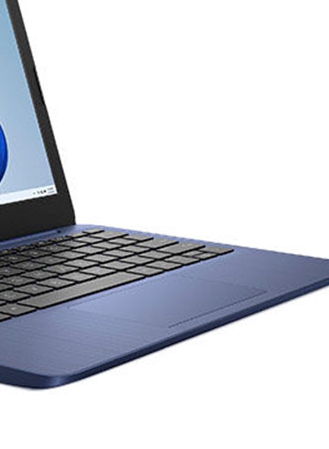 HP - Stream 11-ak0007nx Laptop With 11.6-Inch HD Display, Celeron N4120 Processor/4GB RAM/64GB eMMC/Windows 11/Intel UHD 600 Graphic Card English/Arabic Royal Blue - Image 1
