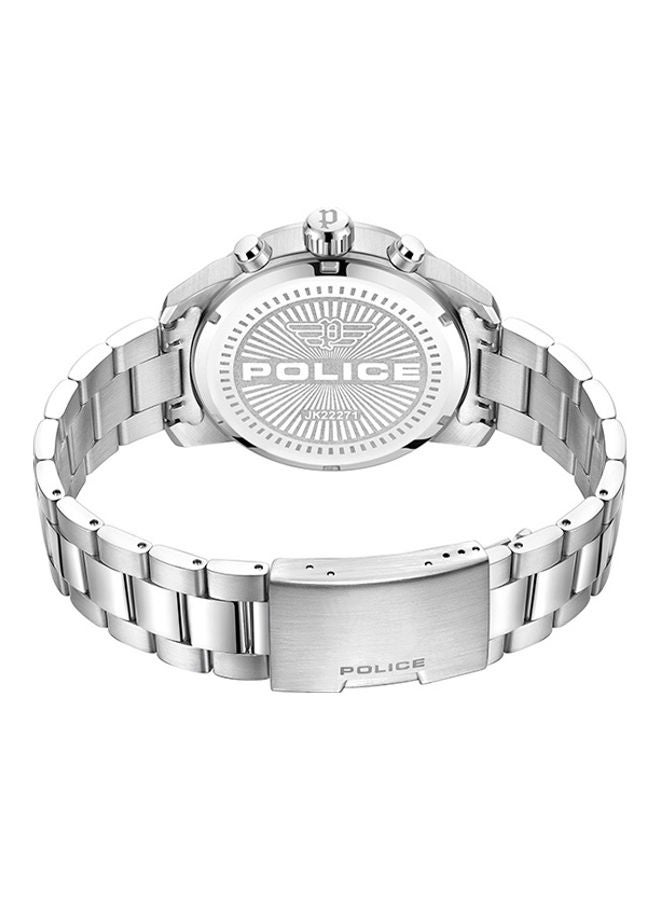 POLICE Men's Neist Stainless Steel Chronograph Wrist Watch PEWJK2227105 - 45mm - Silver - Image 3